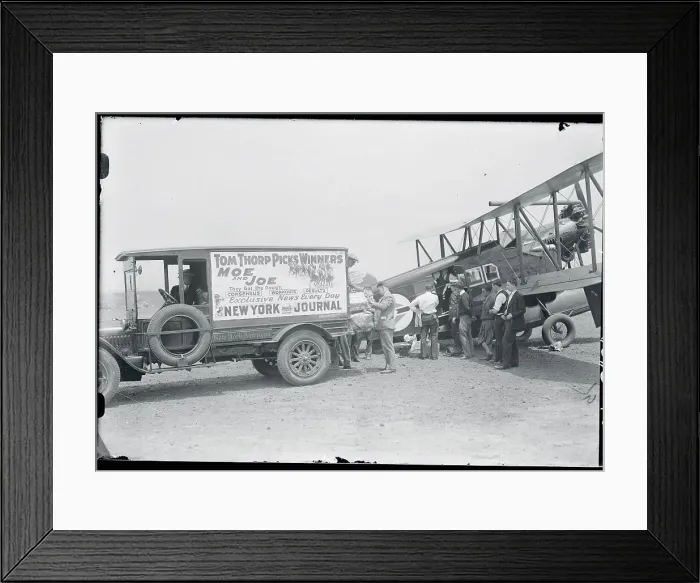 Framed Print : Mail Plane Carrying Newspapers Framed Print : Mail Plane Carrying Newspapers