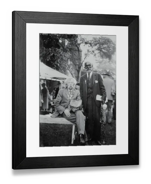Framed Print : Portrait of Two Men Framed Print : Portrait of Two Men