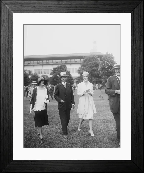 Framed Print : Vanderbilts Attending Horse Races Framed Print : Vanderbilts Attending Horse Races