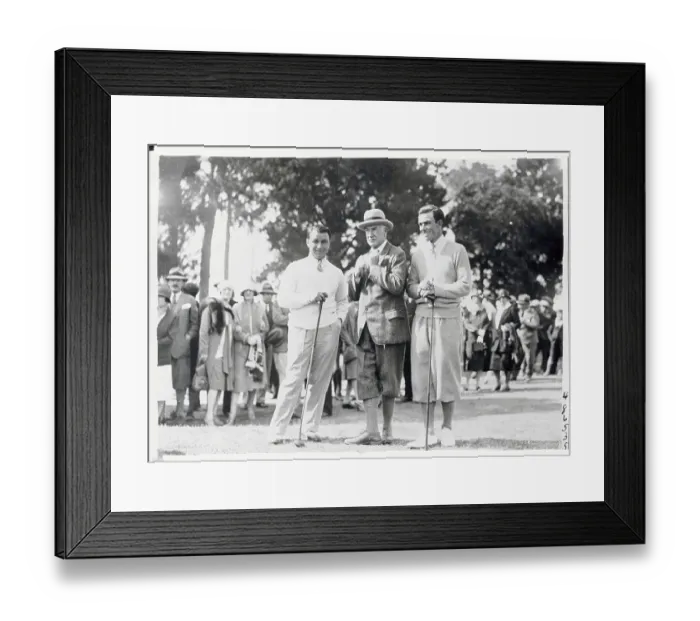 Framed Print : Gene Sarzen and Others Playing Golf Framed Print : Gene Sarzen and Others Playing Golf