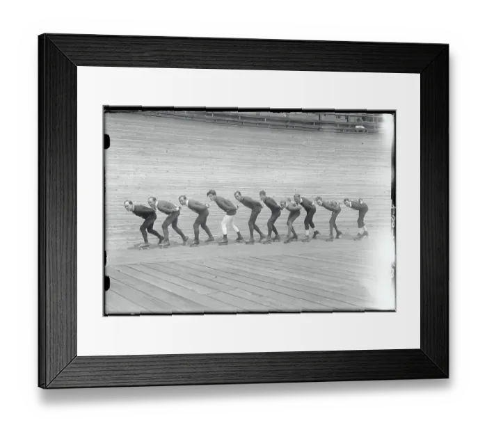 Framed Print : Roller Skating Marathon Framed Print : Roller Skating Marathon