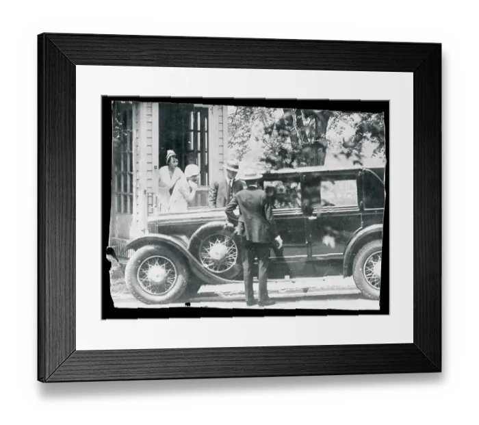 Framed Print : Lindbergh's Leaving House Framed Print : Lindbergh's Leaving House
