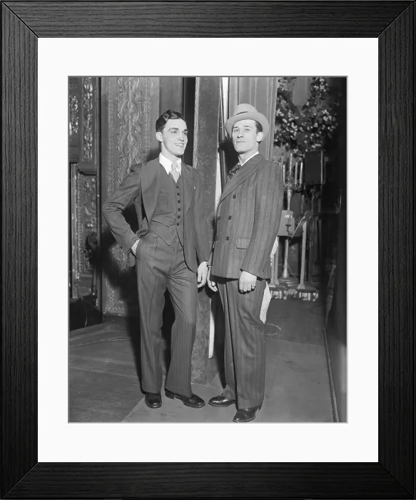 Framed Print : Models Wearing Fall Fashion Framed Print : Models Wearing Fall Fashion