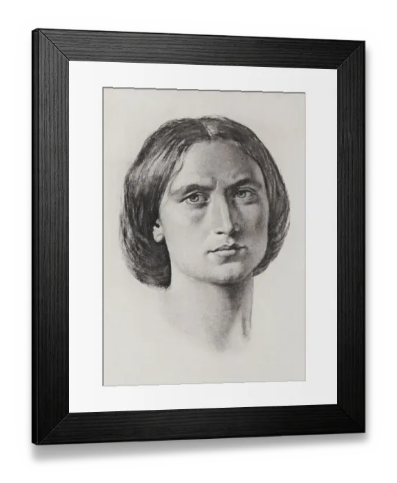 Framed Print : Engraving of George Eliot Framed Print : Engraving of George Eliot
