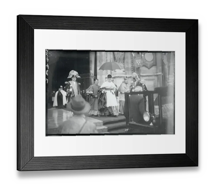 Framed Print : Cardinal Lepicier Attending Ceremonies Framed Print : Cardinal Lepicier Attending Ceremonies