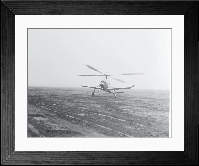 Framed Print : Autogyro Plane Framed Print : Autogyro Plane