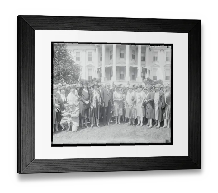 Framed Print : Herbert Hoover and Others Framed Print : Herbert Hoover and Others