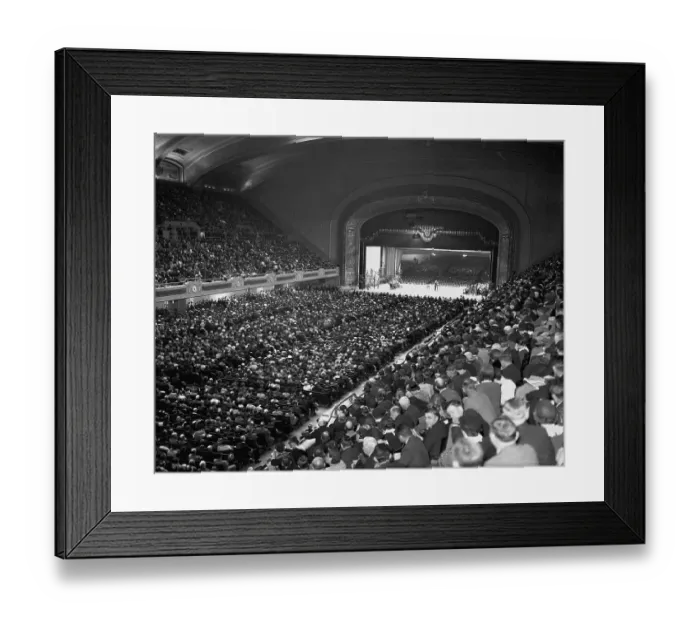 Framed Print : Father Coughlin Giving Speech