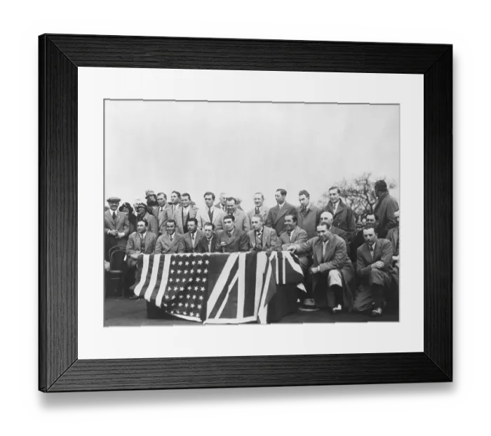 Framed Print : Members of Ryder Cup Teams Framed Print : Members of Ryder Cup Teams