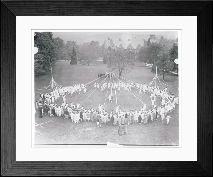 Framed Print : May Day Celebration Framed Print : May Day Celebration