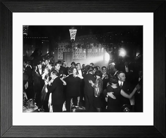Framed Print : Couples Dancing at Ballroom Framed Print : Couples Dancing at Ballroom