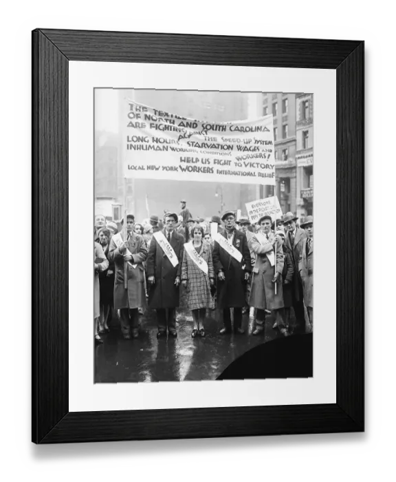 Framed Print : Communist Parade In New York Framed Print : Communist Parade In New York
