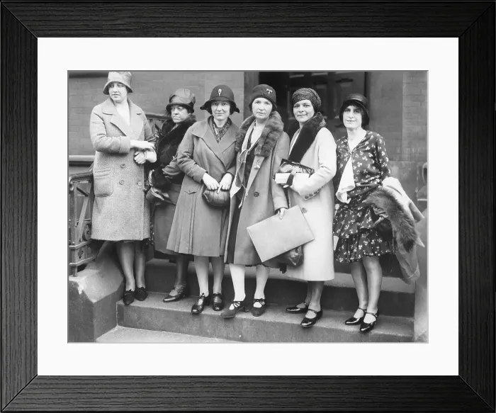 Framed Print : Leaders Of Birth Control Clinic At Court Framed Print : Leaders Of Birth Control Clinic At Court