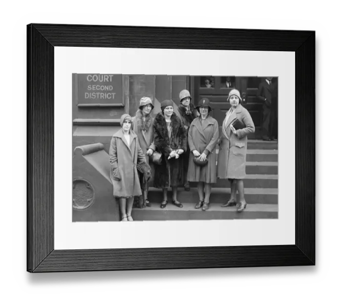 Framed Print : Women After Being Arrested Framed Print : Women After Being Arrested