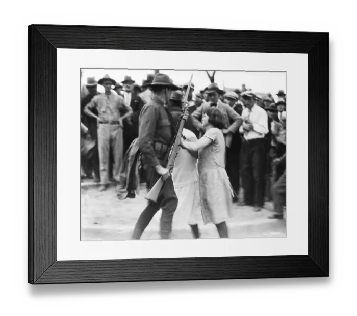 Framed Print : Young Rioters Try to Disarm National Guardsman Framed Print : Young Rioters Try to Disarm National Guardsman