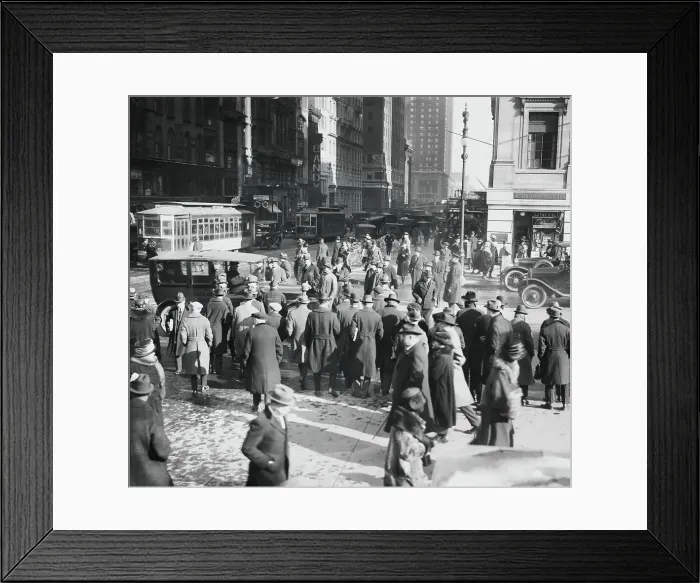 Framed Print : Crowds During Easter Sunday Framed Print : Crowds During Easter Sunday