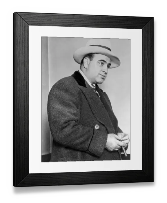 Framed Print : Gangster Al Capone Framed Print : Gangster Al Capone