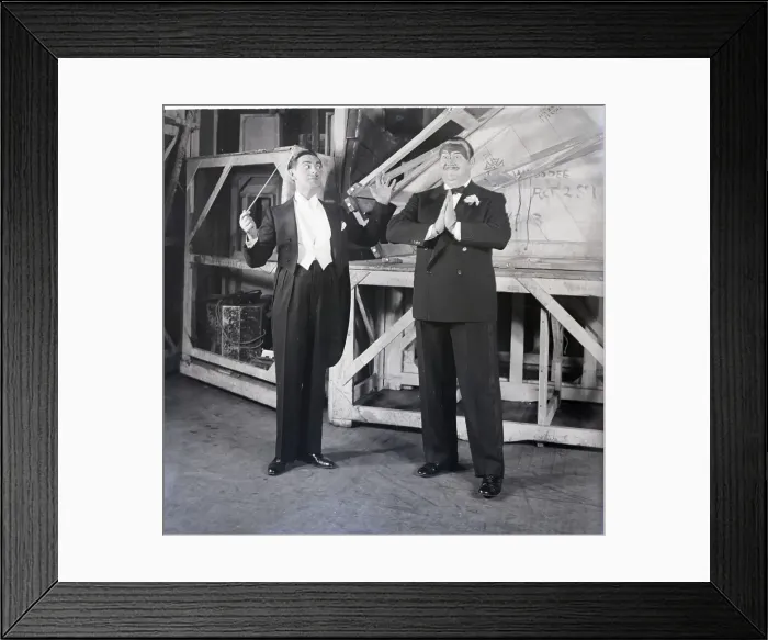 Framed Print : Eddie Cantor And Paul Whiteman Framed Print : Eddie Cantor And Paul Whiteman