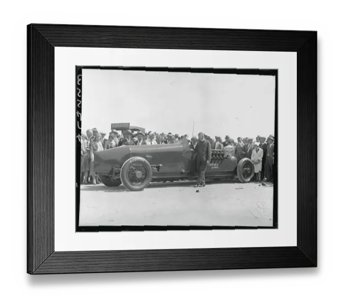 Framed Print : American Speed King J.W. White Framed Print : American Speed King J.W. White