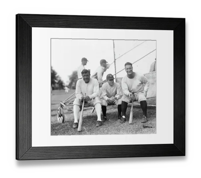 Framed Print : New York Yankees Big Three Framed Print : New York Yankees Big Three