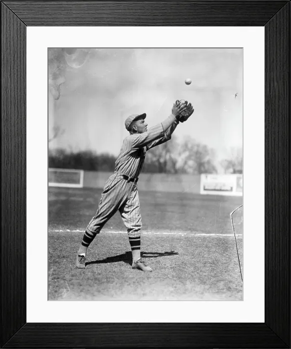 Framed Print : Melvin Ott Of The Ny Giants At Training