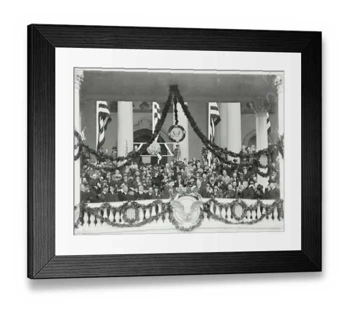 Framed Print : Herbert Hoover Taking Oath Framed Print : Herbert Hoover Taking Oath