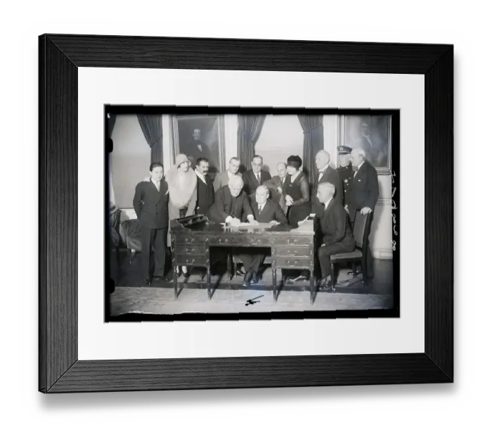 Framed Print : Justice John Ford Seated @ Meeting / 1920S Framed Print : Justice John Ford Seated @ Meeting / 1920S
