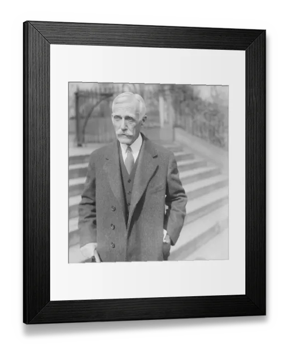 Framed Print : Treasury Secretary Andrew Mellon Leaving White House Framed Print : Treasury Secretary Andrew Mellon Leaving White House