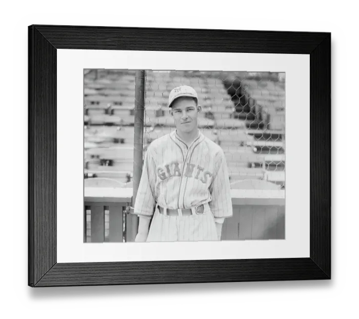 Framed Print : New York Giant Mel Ott Framed Print : New York Giant Mel Ott