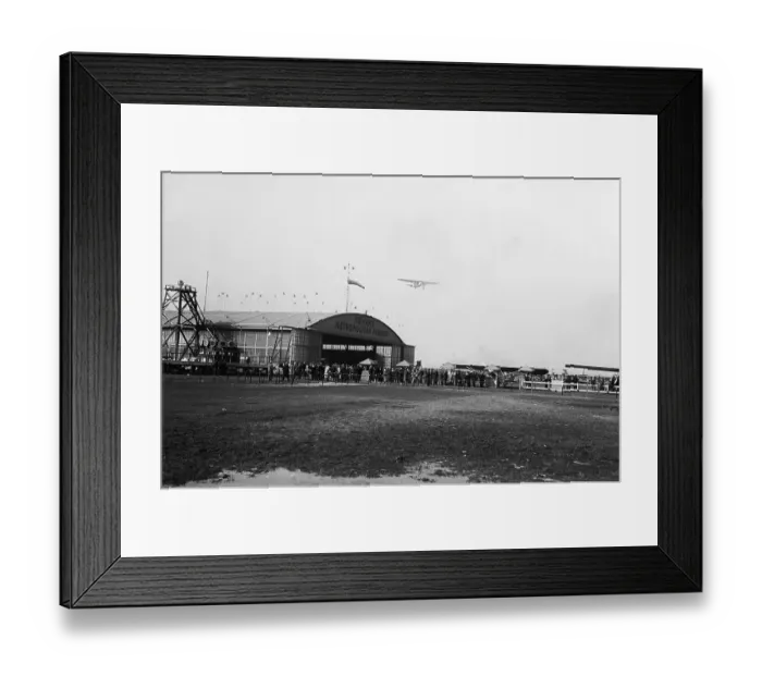 Framed Print : Plane in Flight Over Newark Airport Framed Print : Plane in Flight Over Newark Airport