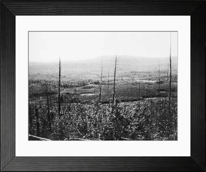 Framed Print : Tunguska Event Meteor Strike Framed Print : Tunguska Event Meteor Strike