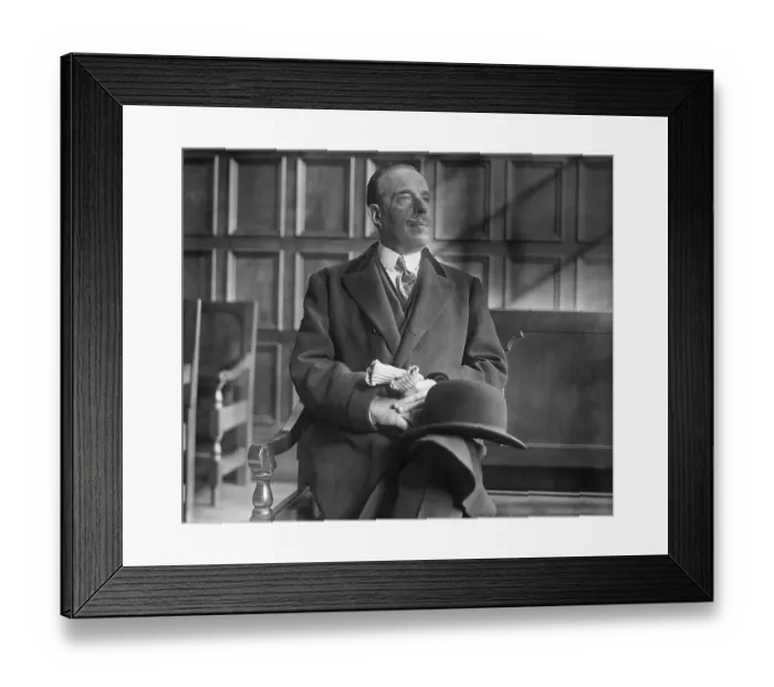 Framed Print : Portrait Of Art Dealer Joseph Duveen Framed Print : Portrait Of Art Dealer Joseph Duveen