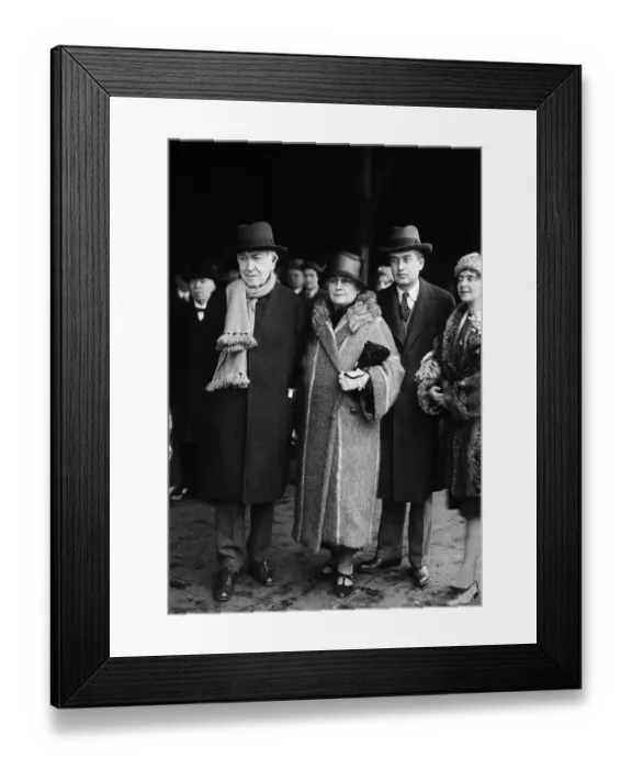Framed Print : Thomas Edison and Family Framed Print : Thomas Edison and Family