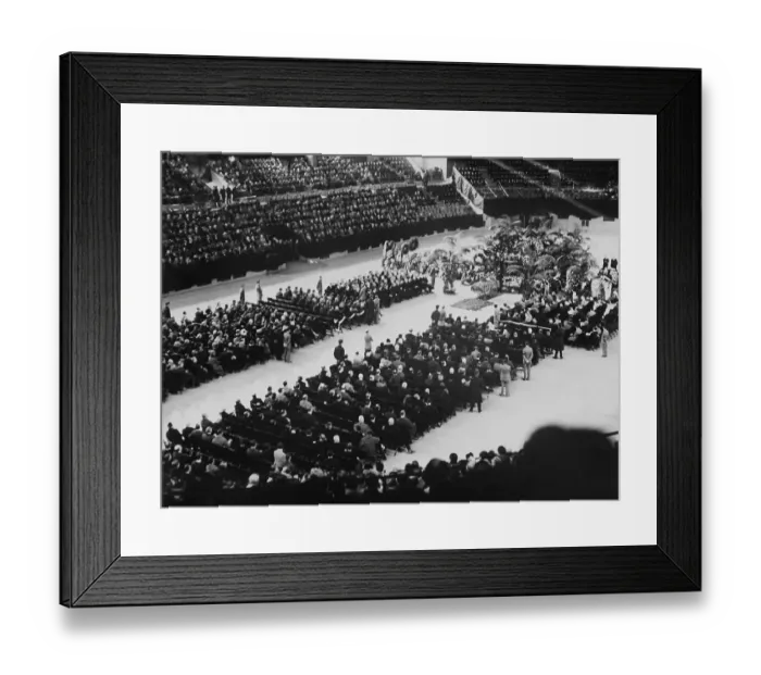 Framed Print : Tex Rickard Funeral Framed Print : Tex Rickard Funeral