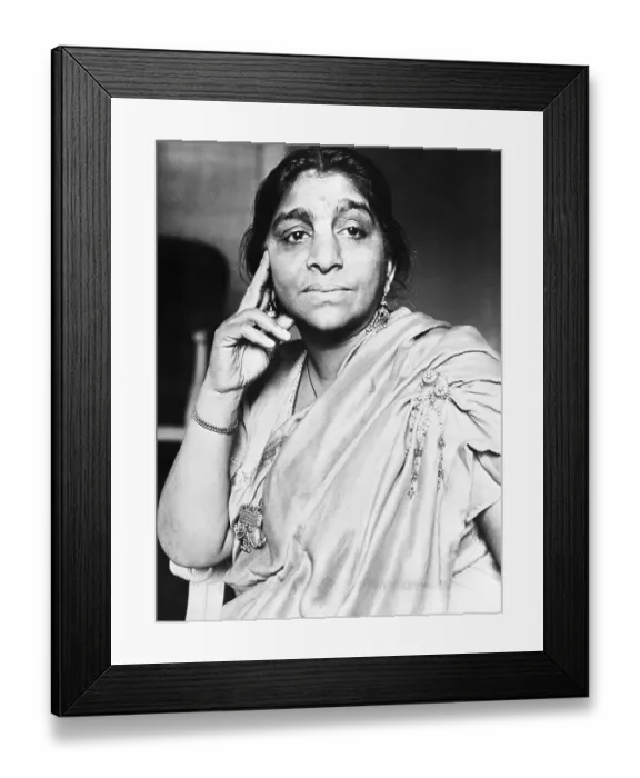 Framed Print : Sarojini Naidu Framed Print : Sarojini Naidu