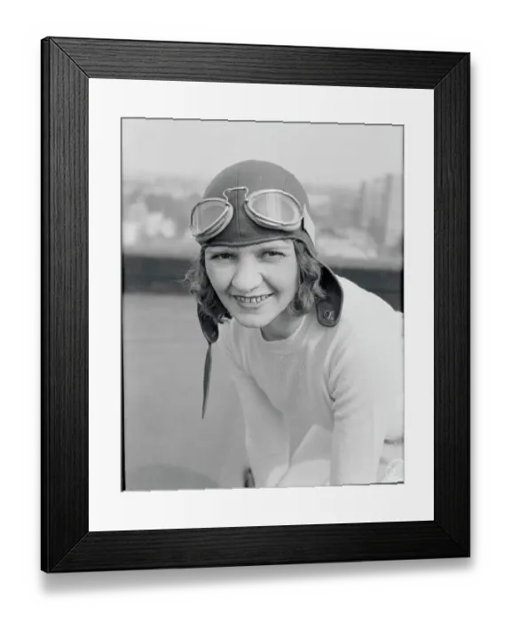 Framed Print : Portrait of Peggy Hall Framed Print : Portrait of Peggy Hall