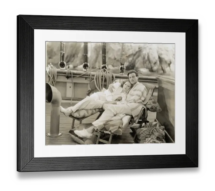 Framed Print : Actress Greta Garbo and Costar Nils Arthur in The Single Standard Framed Print : Actress Greta Garbo and Costar Nils Arthur in The Single Standard