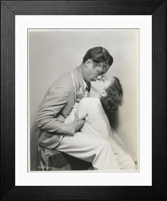 Framed Print : Joan Crawford Kissing Robert Montgomery Framed Print : Joan Crawford Kissing Robert Montgomery