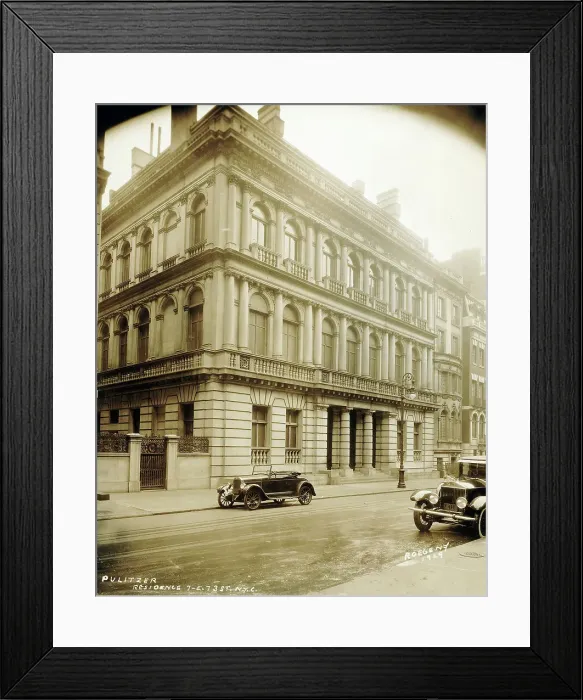 Framed Print : Joseph Pulitzer's New York City Mansion Framed Print : Joseph Pulitzer's New York City Mansion