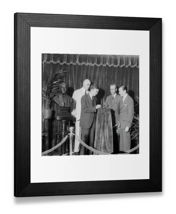 Framed Print : Edison Honored at Opening of National Electrical Exposition Framed Print : Edison Honored at Opening of National Electrical Exposition