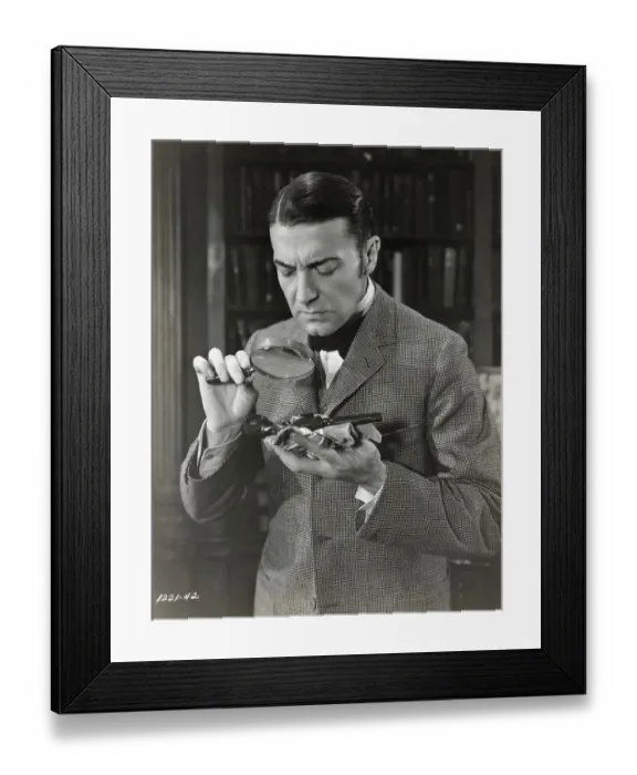 Framed Print : Clive Brooks as Sherlock Holmes Framed Print : Clive Brooks as Sherlock Holmes