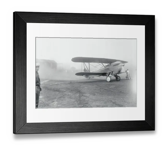 Framed Print : View of Lindbergh's Plane Framed Print : View of Lindbergh's Plane