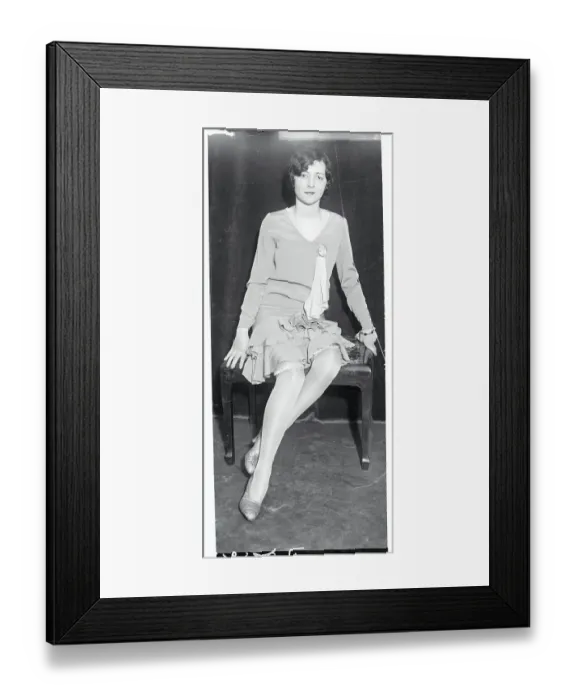 Framed Print : Woman Wearing Paris Fashion Framed Print : Woman Wearing Paris Fashion