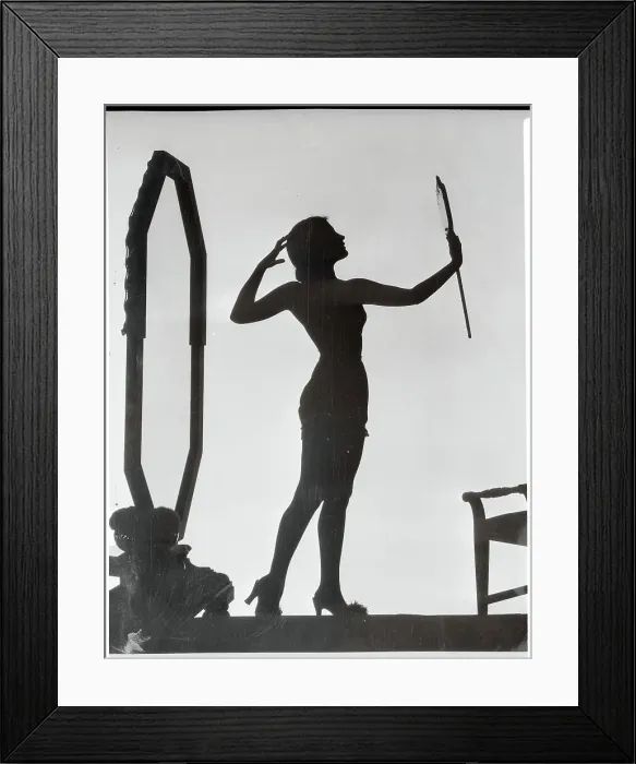 Framed Print : Silhouette of Doris Hill Framed Print : Silhouette of Doris Hill