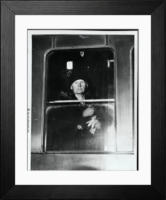 Framed Print : Marie Curie On Her Way to Michigan Framed Print : Marie Curie On Her Way to Michigan