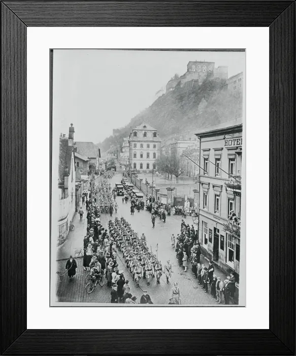 Framed Print : Evacutaion of Rhineland Zone Framed Print : Evacutaion of Rhineland Zone