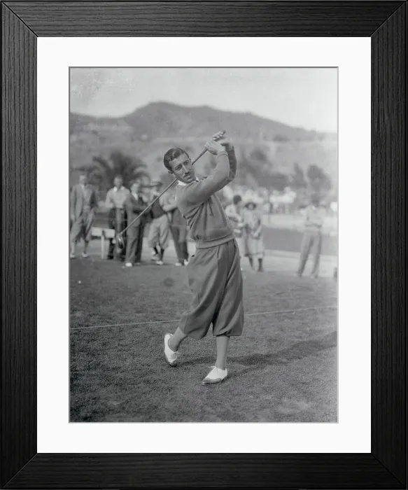 Framed Print : Tony Manero Swinging His Golf Club Framed Print : Tony Manero Swinging His Golf Club