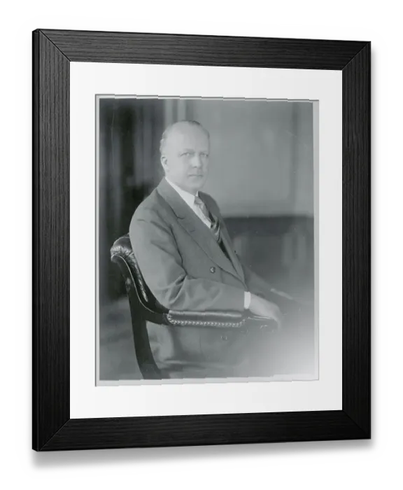 Framed Print : Portrait of Walters Gifford Framed Print : Portrait of Walters Gifford