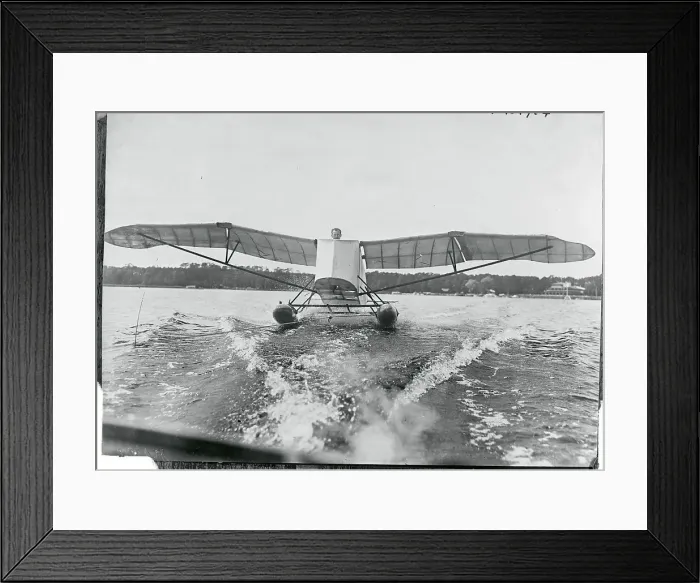 Framed Print : Hens Richter Flying Plane Framed Print : Hens Richter Flying Plane