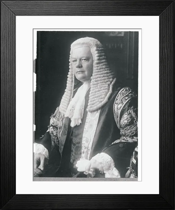 Framed Print : Portrait of Lord Hailsham Framed Print : Portrait of Lord Hailsham